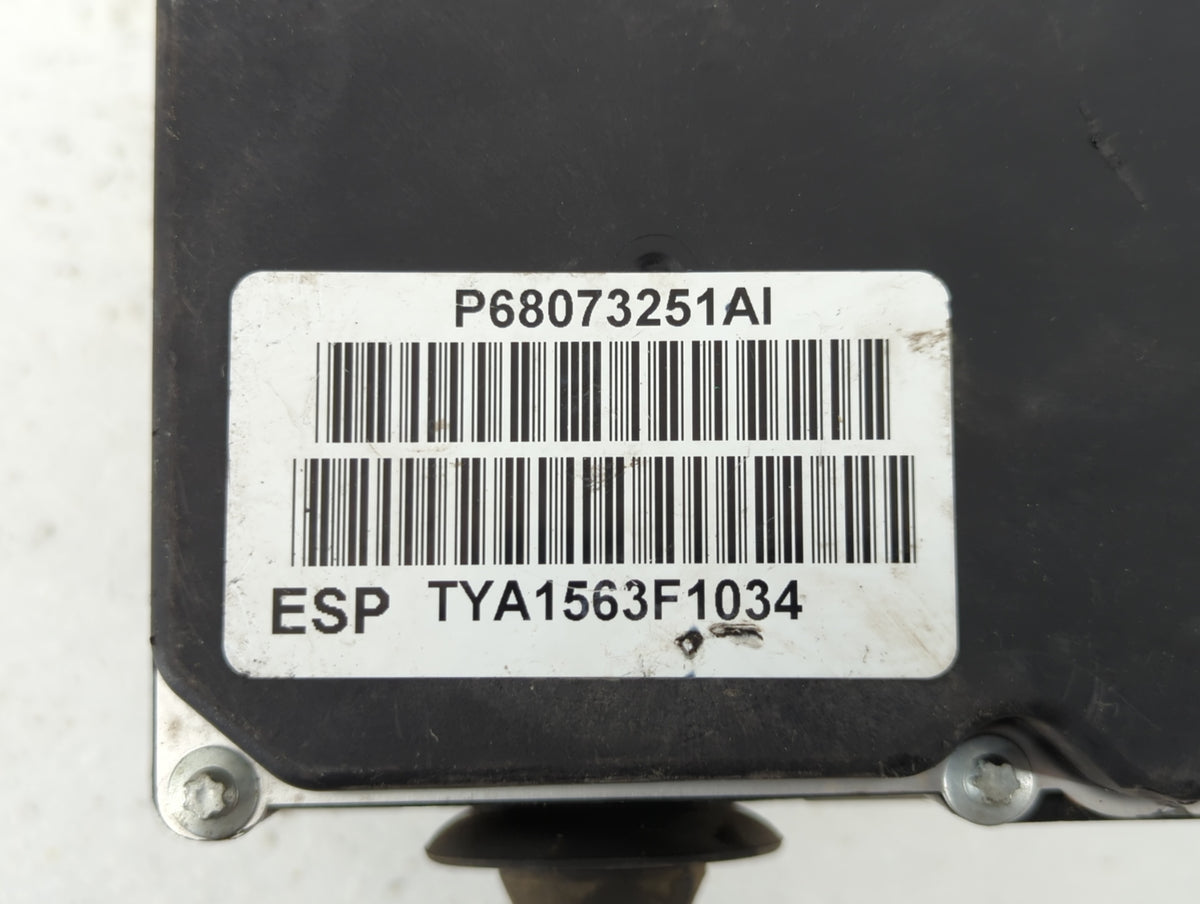 2012-2017 Fiat 500 Anti-Lock Brake ABS Pump Module Actuator OEM P/N:68073251AI 68073251AF Fits Fits 2012 2013 2014 2015 2016