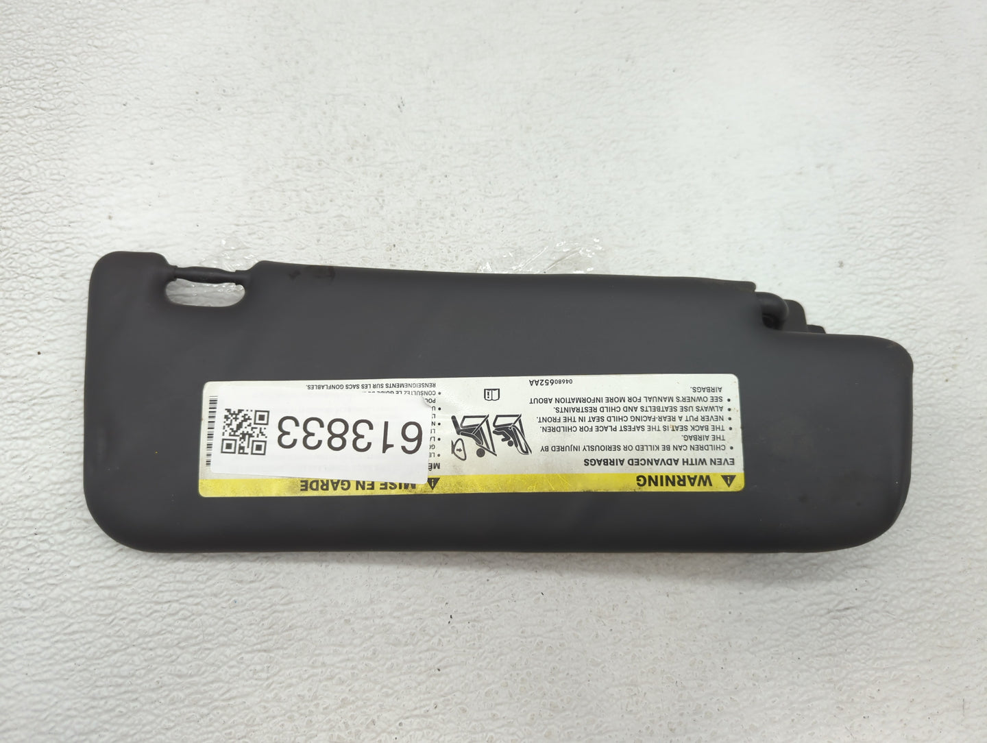 2012-2017 Fiat 500 Sun Visor Shade Replacement Passenger Right Mirror Fits Fits 2012 2013 2014 2015 2016 2017 OEM Used Auto 