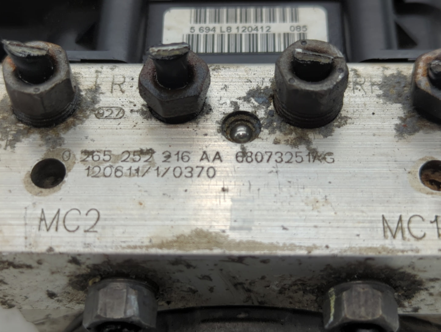 2012-2017 Fiat 500 ABS Pump Control Module Replacement P/N:0 265 252 216 AA 68073251AG Fits Fits 2012 2013 2014 2015 2016 20