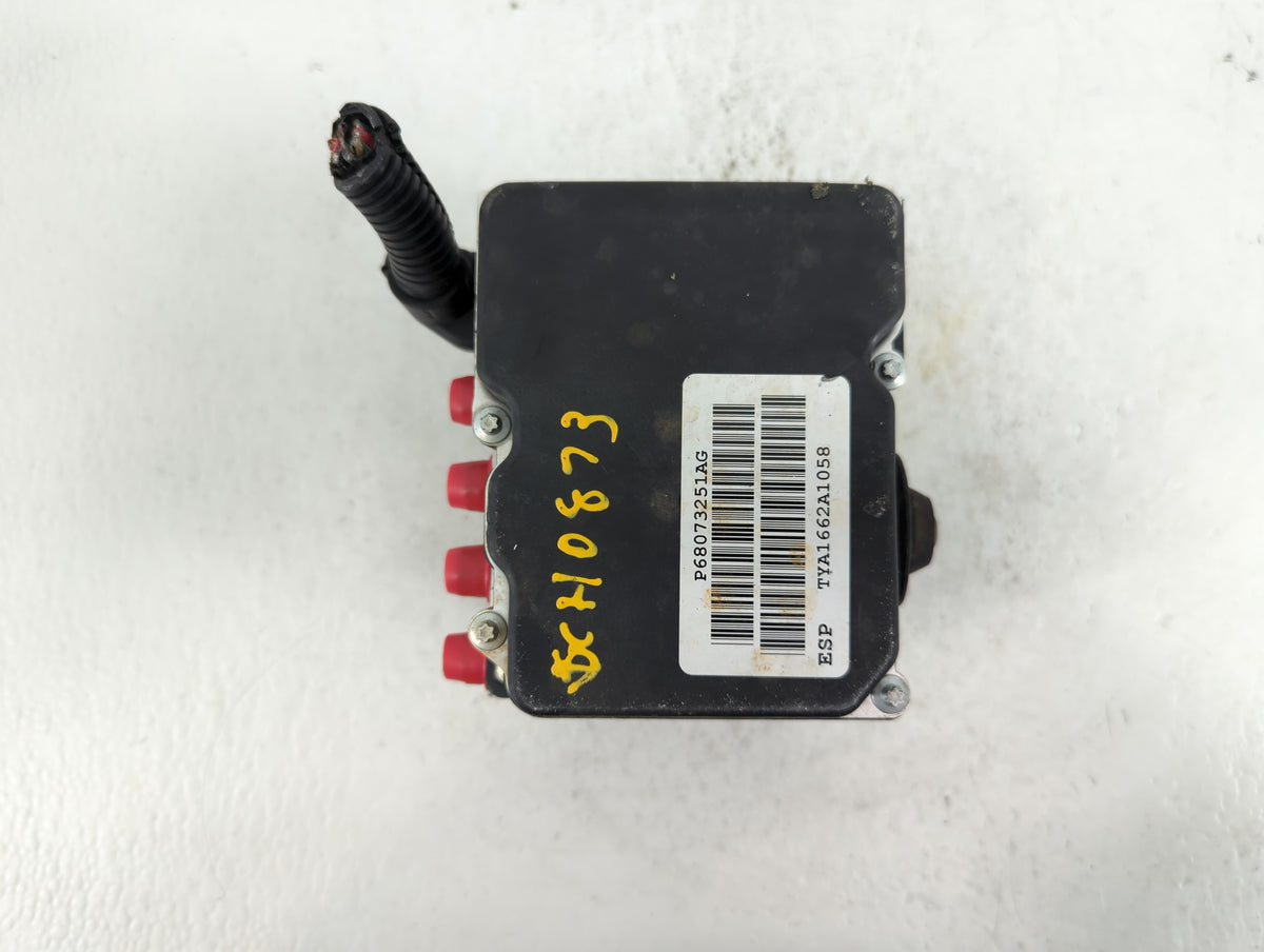 2012-2017 Fiat 500 Anti-Lock Brake ABS Pump Module Actuator OEM P/N:68073251AG 0 265 252 216 AA Fits OEM Used Auto Parts - O