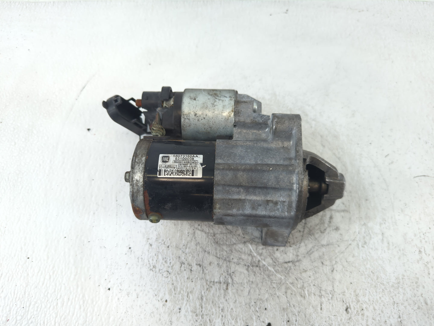 2012-2017 Fiat 500 Car Starter Motor Solenoid OEM P/N:53100008 68073160AA Fits Fits 2012 2013 2014 2015 2016 2017 OEM Used A