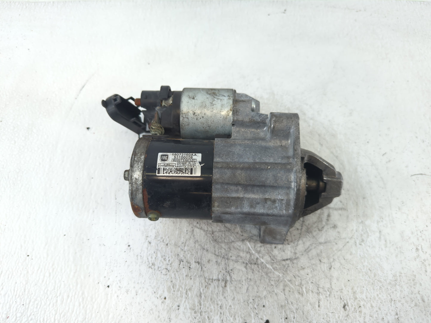2012-2017 Fiat 500 Car Starter Motor Solenoid OEM P/N:53100008 68073160AA Fits Fits 2012 2013 2014 2015 2016 2017 OEM Used A