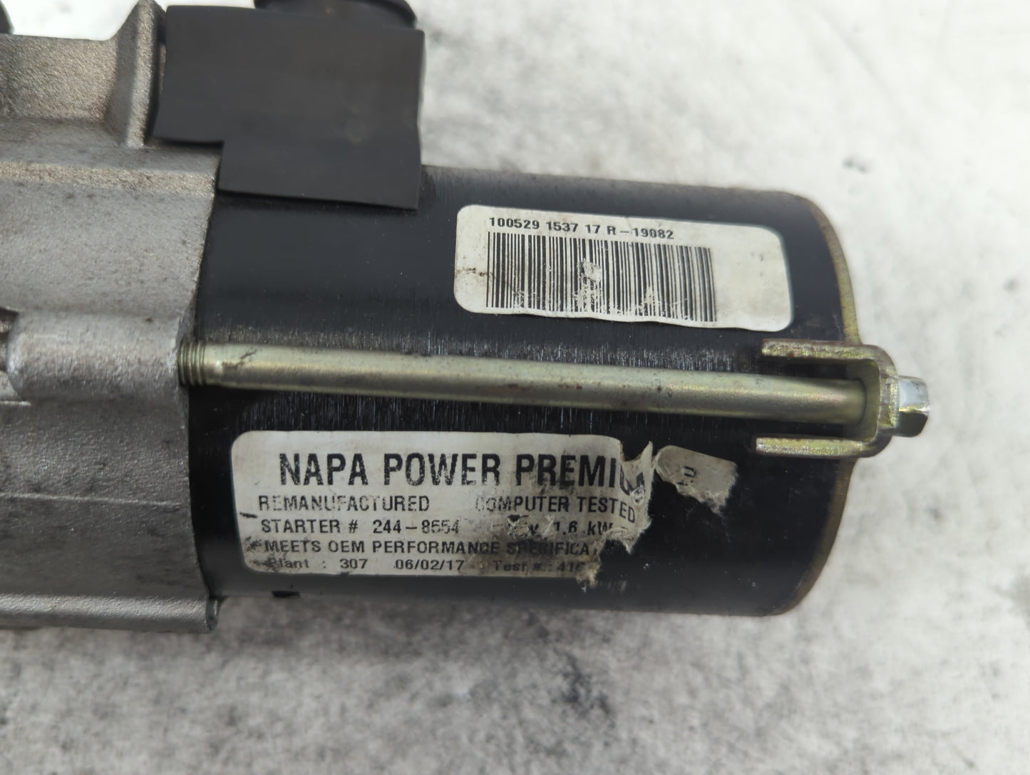 2012-2017 Fiat 500 Car Starter Motor Solenoid OEM P/N:53100008 68073160AA Fits Fits 2012 2013 2014 2015 2016 2017 OEM Used A