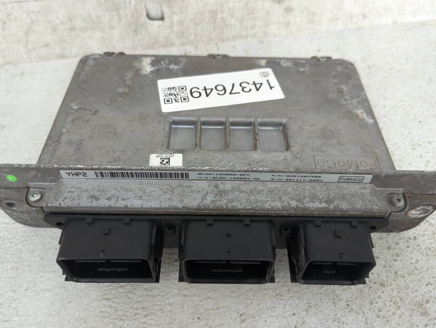 2012 Ford E150 PCM Engine Control Computer ECU ECM PCU OEM P/N:BC2A-12A650-BFC 9C2A-12B684-AE, 0261S07489 Fits Fits 2011 OEM