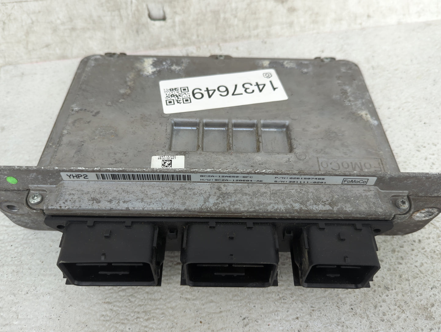 2012 Ford E150 PCM Engine Control Computer ECU ECM PCU OEM P/N:BC2A-12A650-BFC 9C2A-12B684-AE, 0261S07489 Fits Fits 2011 OEM