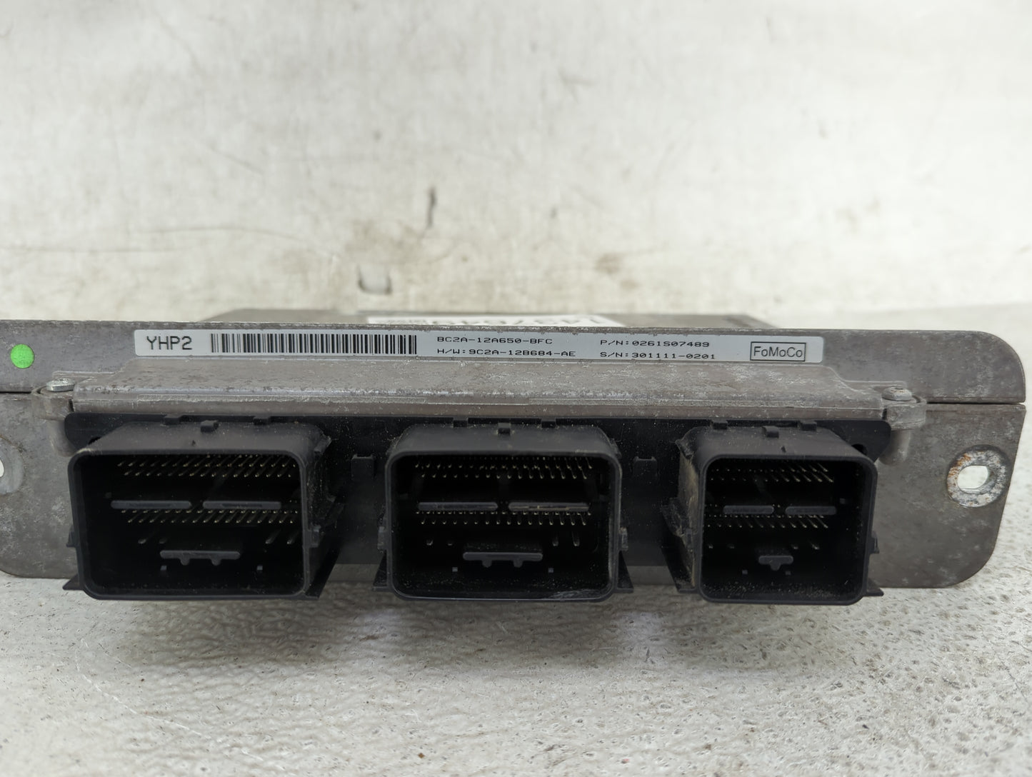 2012 Ford E150 PCM Engine Control Computer ECU ECM PCU OEM P/N:BC2A-12A650-BFC 9C2A-12B684-AE, 0261S07489 Fits Fits 2011 OEM
