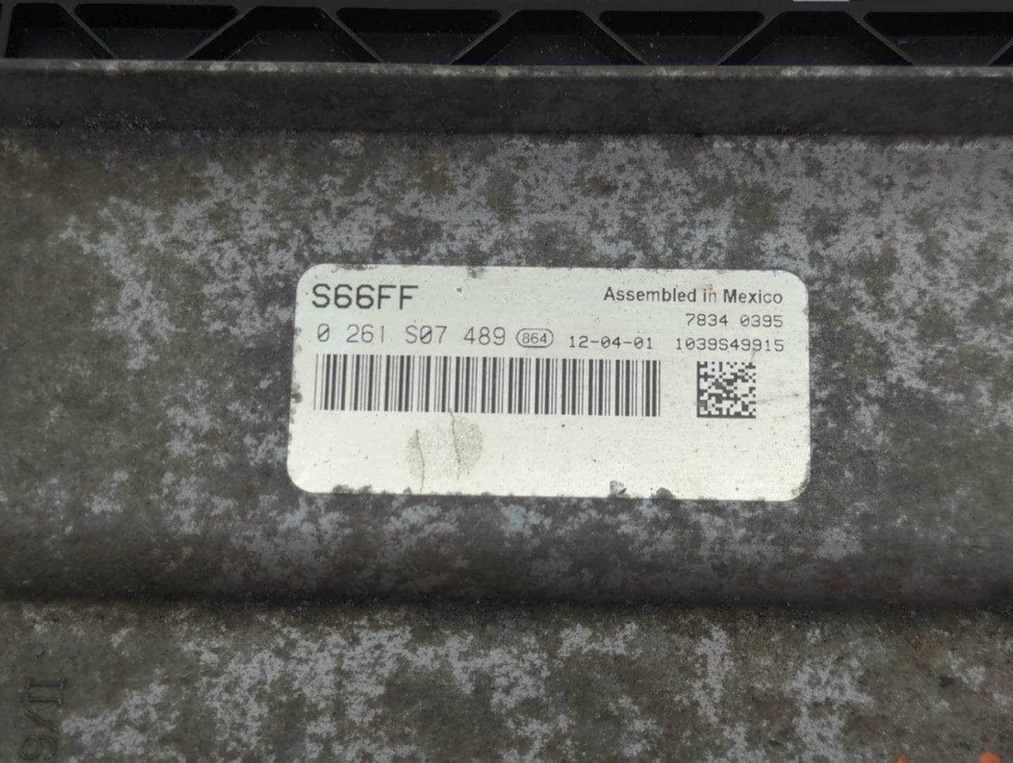 2012 Ford E250 PCM Engine Control Computer ECU ECM PCU OEM P/N:BC2A-12A650-BFC 0261S07489, 9C2A-12B684-AE Fits OEM Used Auto
