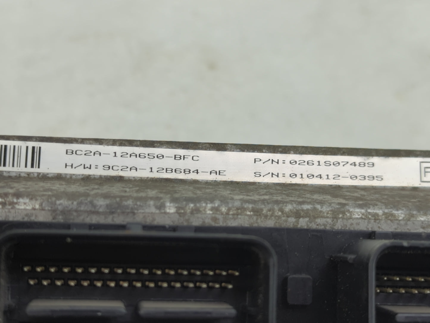 2012 Ford E250 PCM Engine Control Computer ECU ECM PCU OEM P/N:BC2A-12A650-BFC 0261S07489, 9C2A-12B684-AE Fits OEM Used Auto
