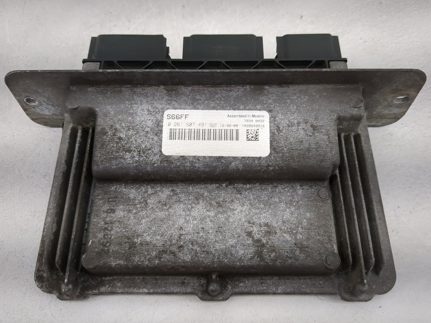 2012 Ford E350 PCM Engine Control Computer ECU ECM PCU OEM P/N:9C2A-12A650-BBC 9C2A-12B684-AE, 0261S07491 Fits OEM Used Auto