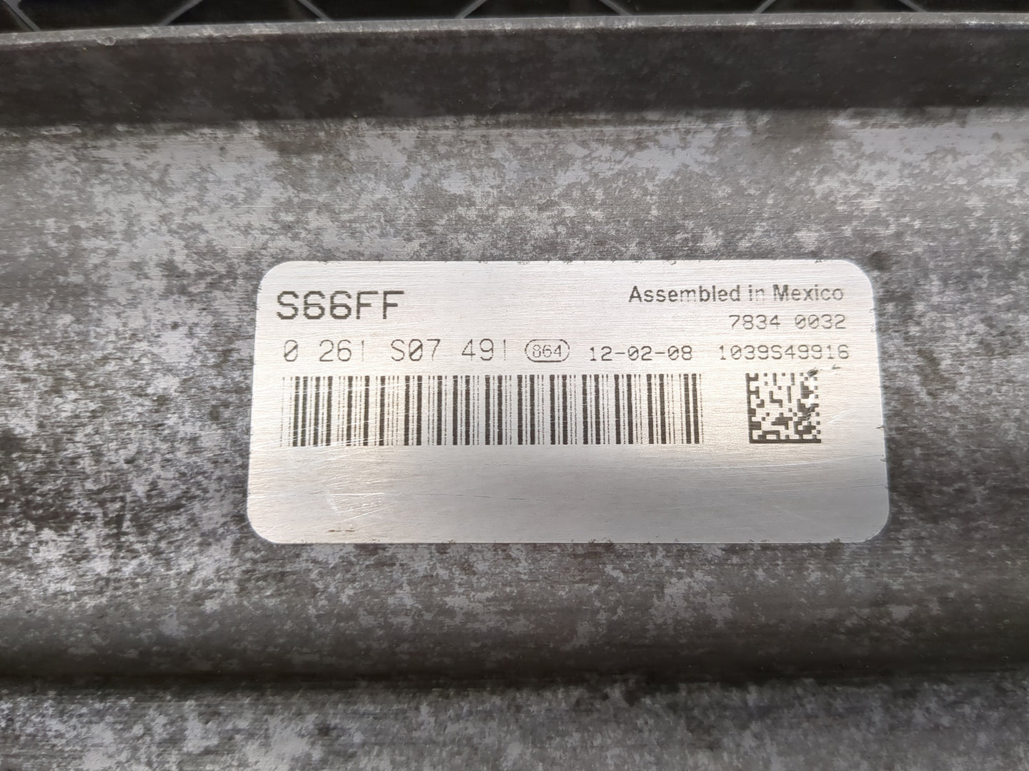 2012 Ford E350 PCM Engine Control Computer ECU ECM PCU OEM P/N:9C2A-12A650-BBC 9C2A-12B684-AE, 0261S07491 Fits OEM Used Auto