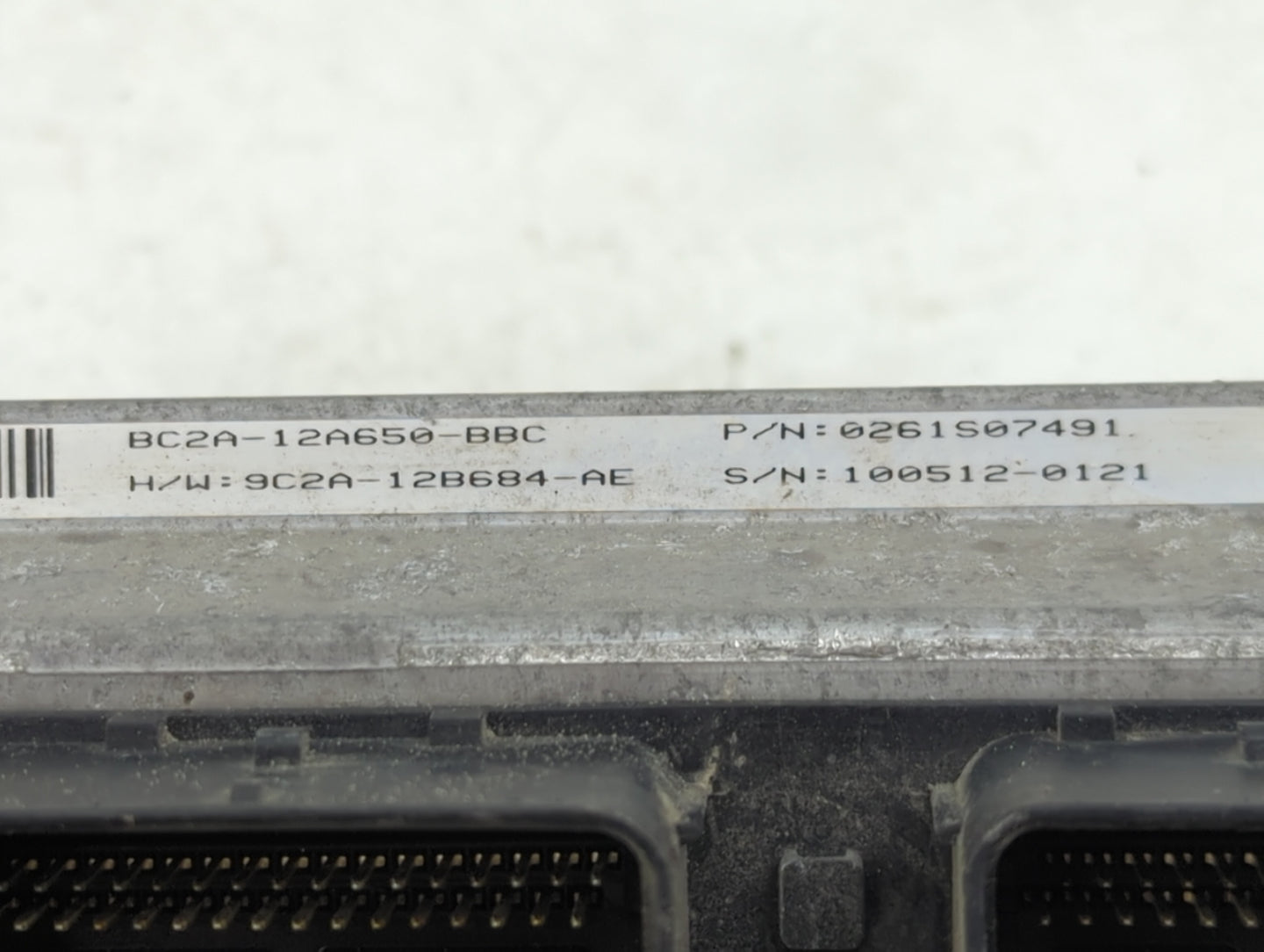 2012 Ford E350 PCM Engine Control Computer ECU ECM PCU OEM P/N:BC2A-12A650-BBC 0261S07491, 9C2A-12B684-AE Fits OEM Used Auto