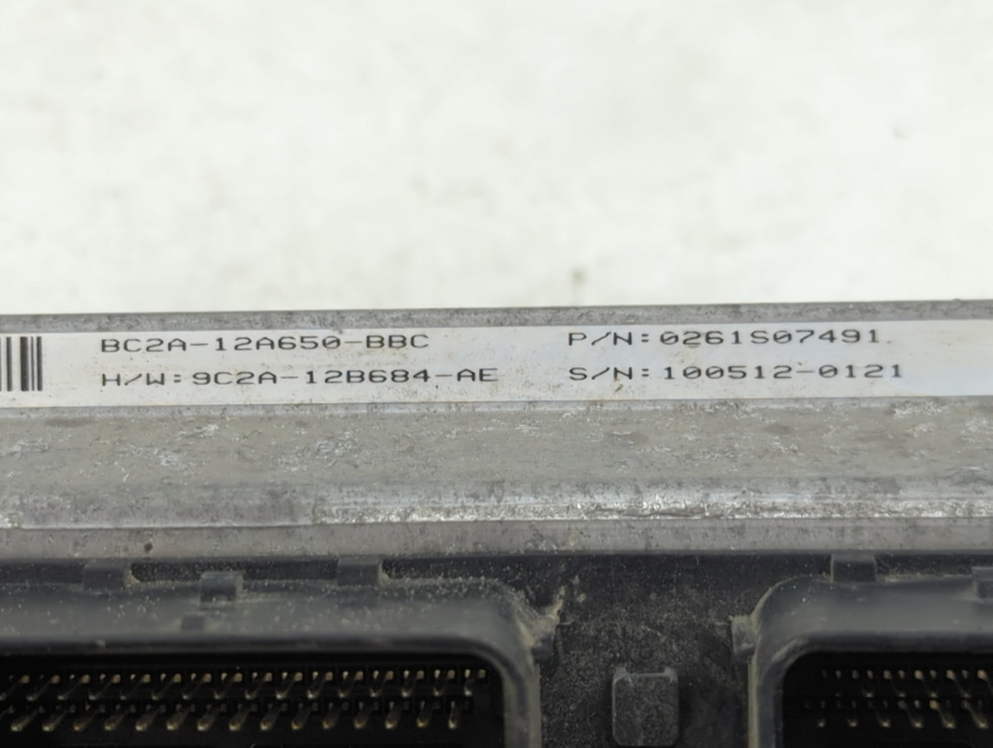 2012 Ford E350 PCM Engine Control Computer ECU ECM PCU OEM P/N:BC2A-12A650-BBC 0261S07491, 9C2A-12B684-AE Fits OEM Used Auto