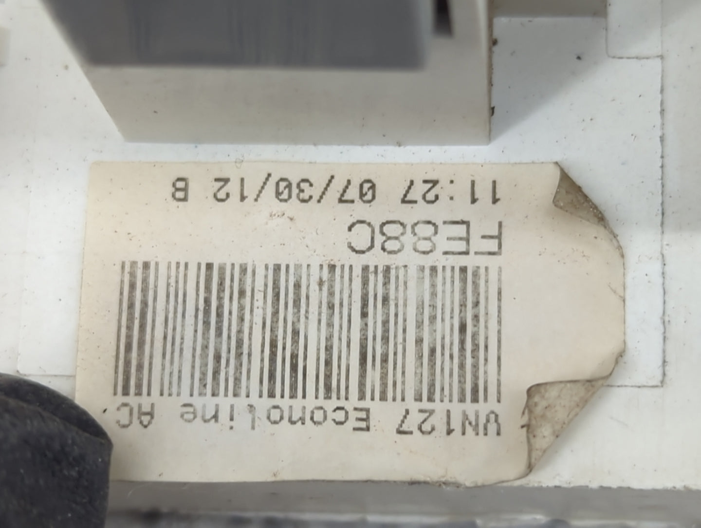 2012 Ford E350 Climate Control Module Temperature AC/Heater Replacement Fits OEM Used Auto Parts - Oemusedautoparts1.com
