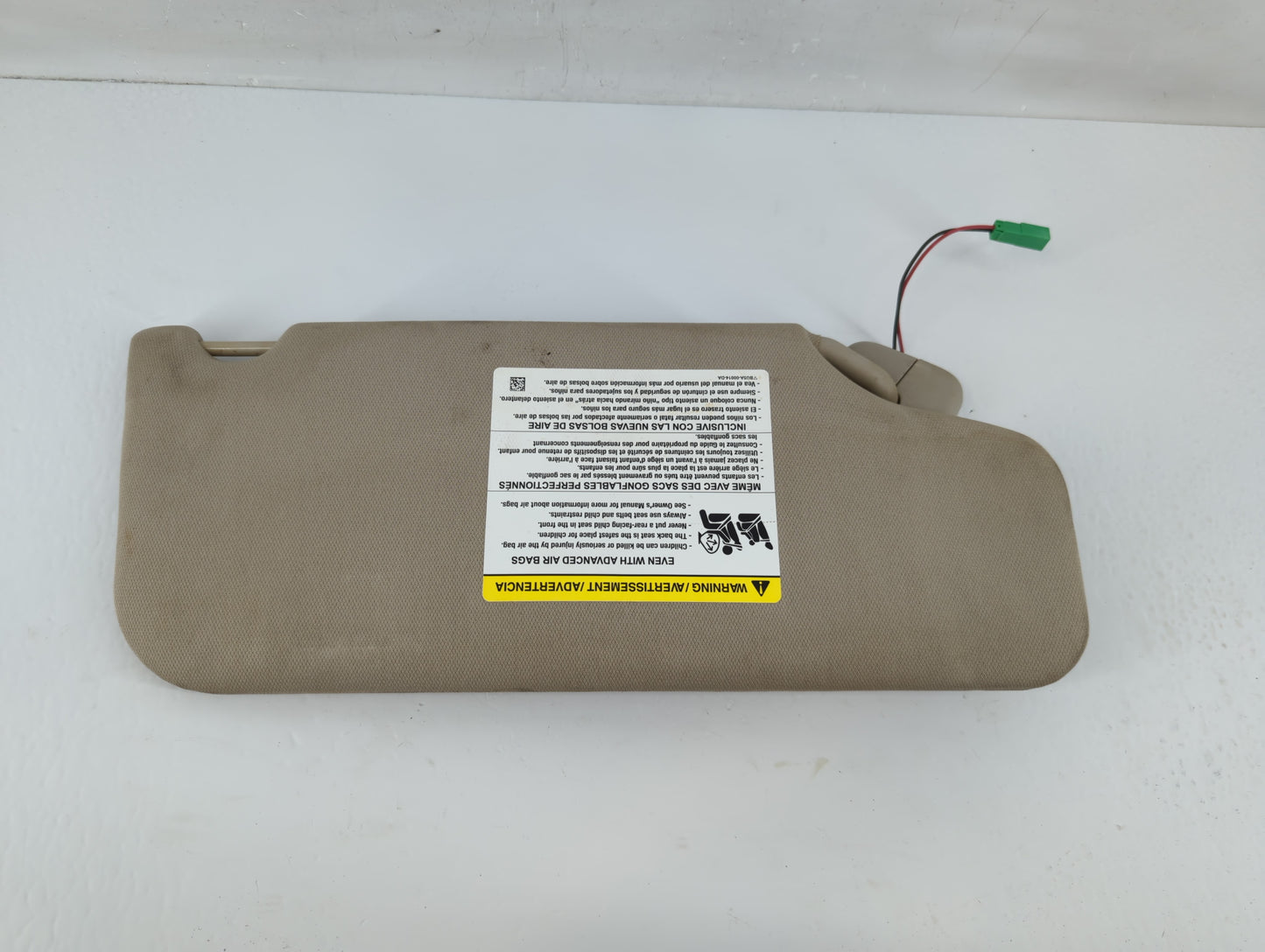 2011-2014 Ford Edge Sun Visor Shade Replacement Passenger Right Mirror Fits Fits 2011 2012 2013 2014 2015 OEM Used Auto Part