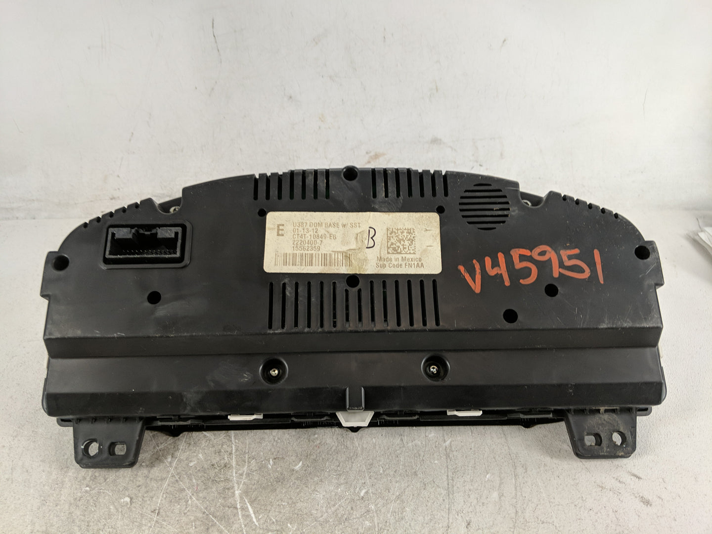 2012 Ford Edge Instrument Cluster Speedometer Gauges P/N:CT4T-10849-EG Fits OEM Used Auto Parts - Oemusedautoparts1.com
