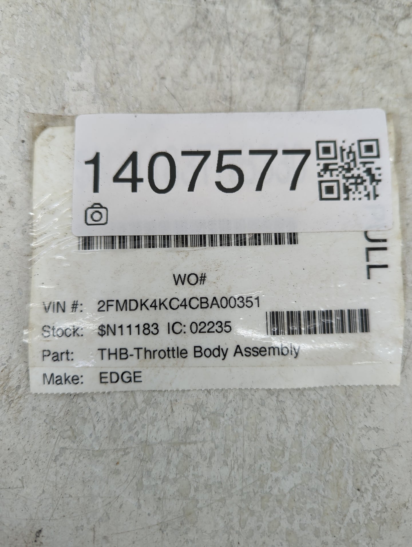 2011-2018 Ford Edge Throttle Body P/N:AT4E-ED 111884005945 Fits Fits 2011 2012 2013 2014 2015 2016 2017 2018 2019 OEM Used A
