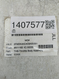 2011-2018 Ford Edge Throttle Body P/N:AT4E-ED 111884005945 Fits Fits 2011 2012 2013 2014 2015 2016 2017 2018 2019 OEM Used A