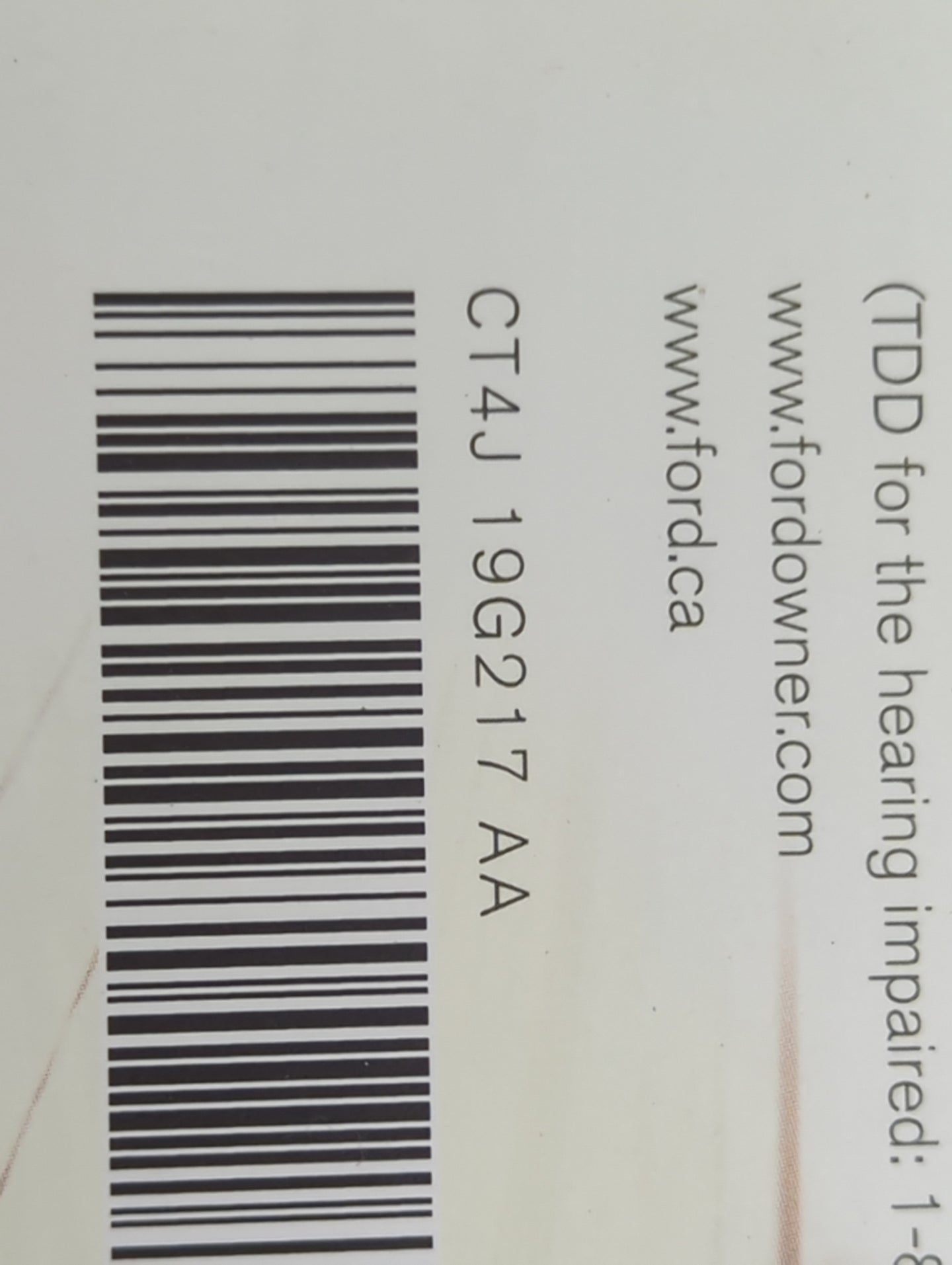 2012 Ford Edge Owners Manual Book Guide P/N:CT4J19G217AA OEM Used Auto Parts - Oemusedautoparts1.com