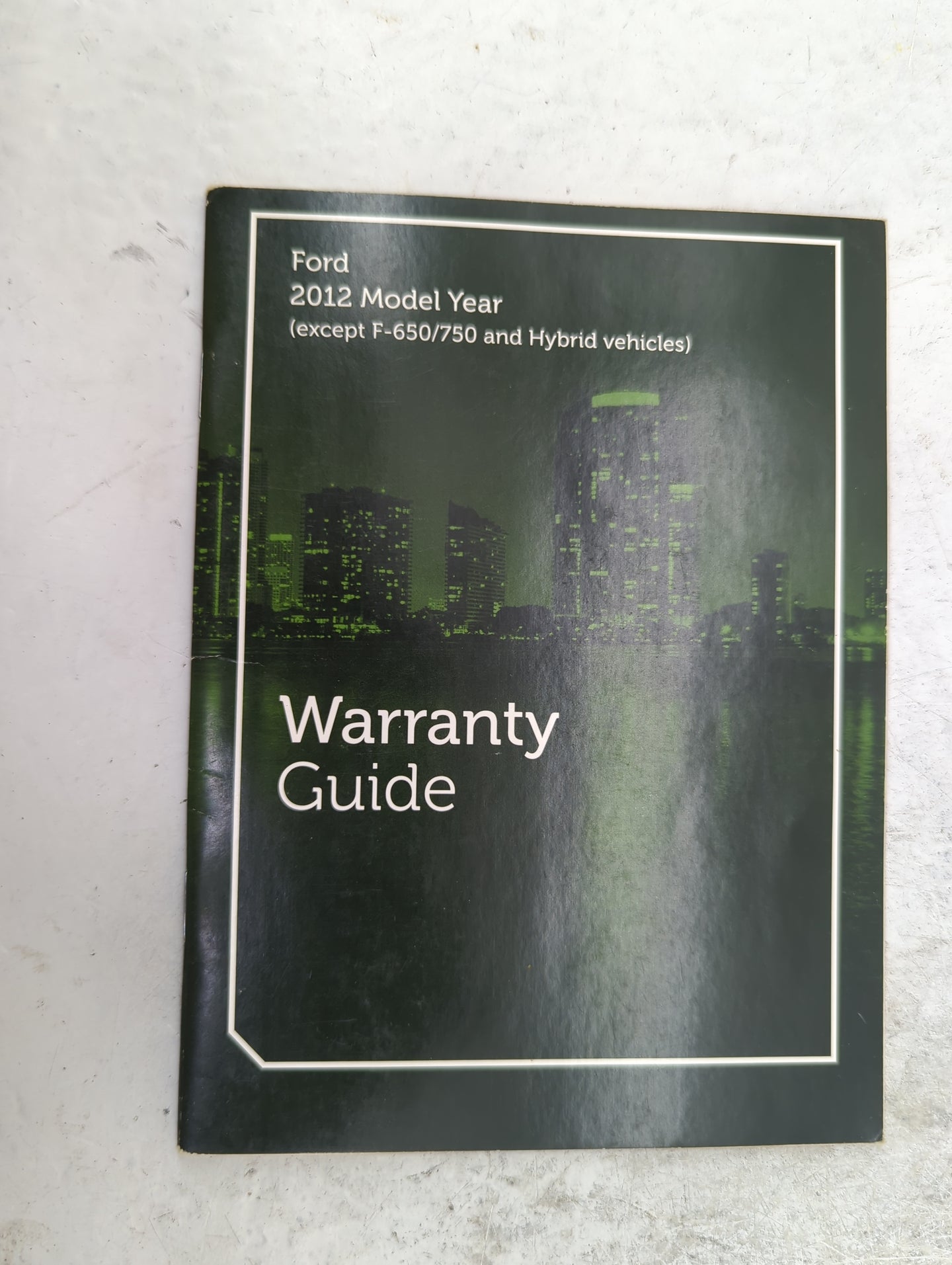 2012 Ford Edge Owners Manual Book Guide P/N:CT4J19G217AA OEM Used Auto Parts - Oemusedautoparts1.com