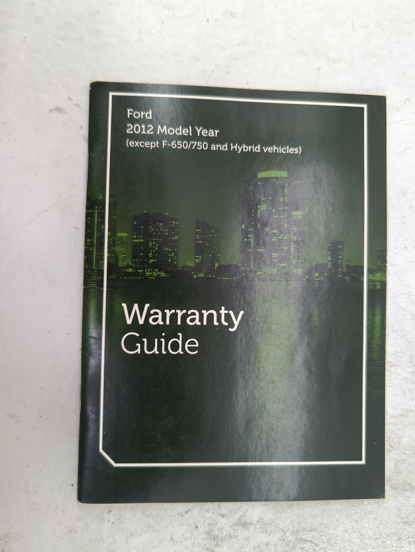 2012 Ford Edge Owners Manual Book Guide P/N:CT4J19G217AA OEM Used Auto Parts - Oemusedautoparts1.com