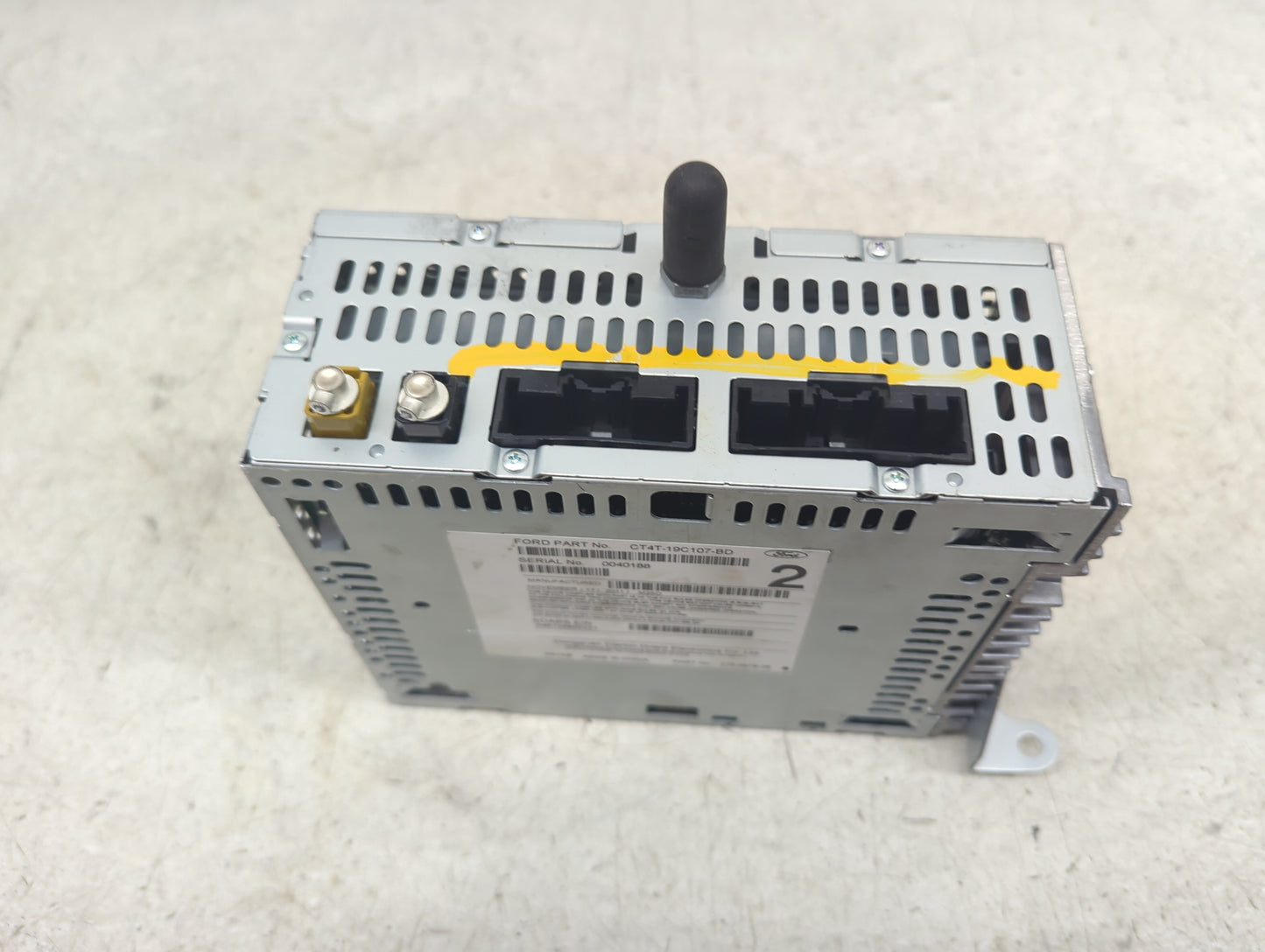 2012 Ford Edge Radio AM FM Cd Player Receiver Replacement P/N:CT4T-19C107-BD PU-3454L-C, 276-0919-38 Fits OEM Used Auto Part