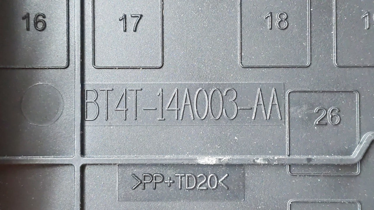2012-2014 Ford Edge Fusebox Fuse Box Panel Relay Module P/N:CT4T-14290-JK Fits Fits 2012 2013 2014 OEM Used Auto Parts - Oem