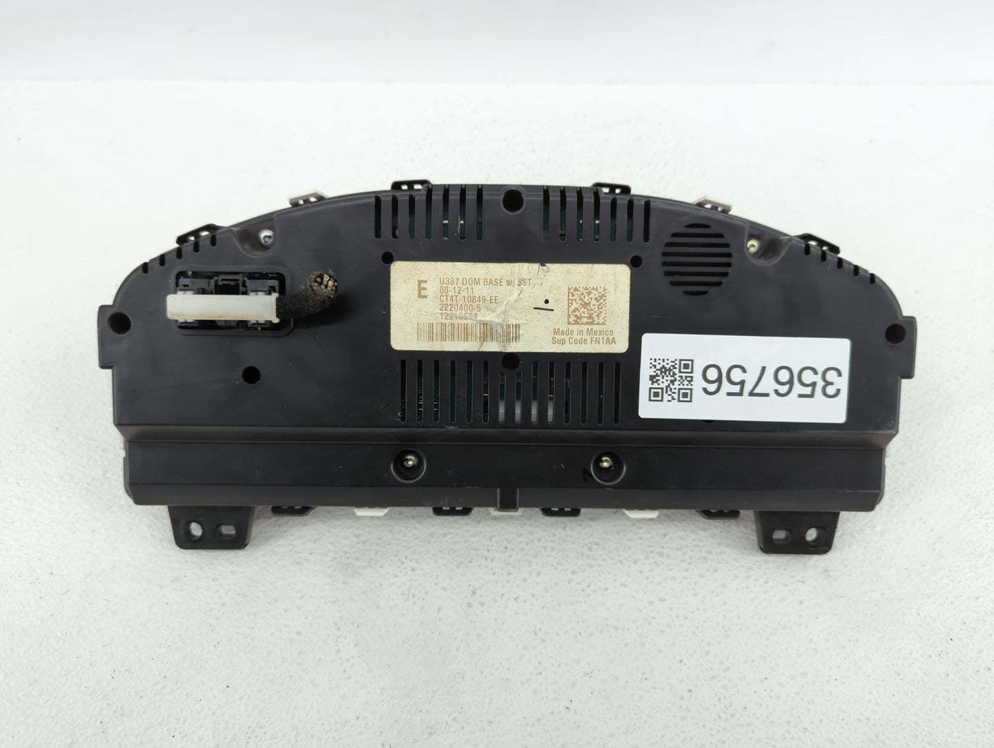 2012 Ford Edge Instrument Cluster Speedometer Gauges P/N:CT4T-10849-EE CT4T-10849-AG Fits OEM Used Auto Parts - Oemusedautop