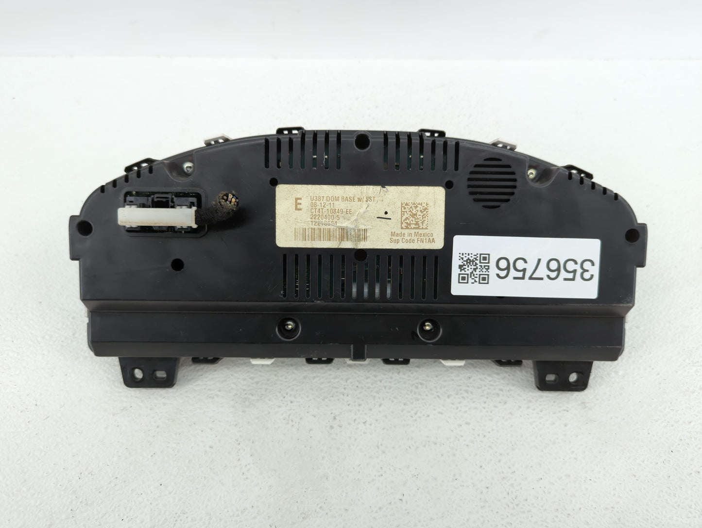 2012 Ford Edge Instrument Cluster Speedometer Gauges P/N:CT4T-10849-EE CT4T-10849-AG Fits OEM Used Auto Parts - Oemusedautop