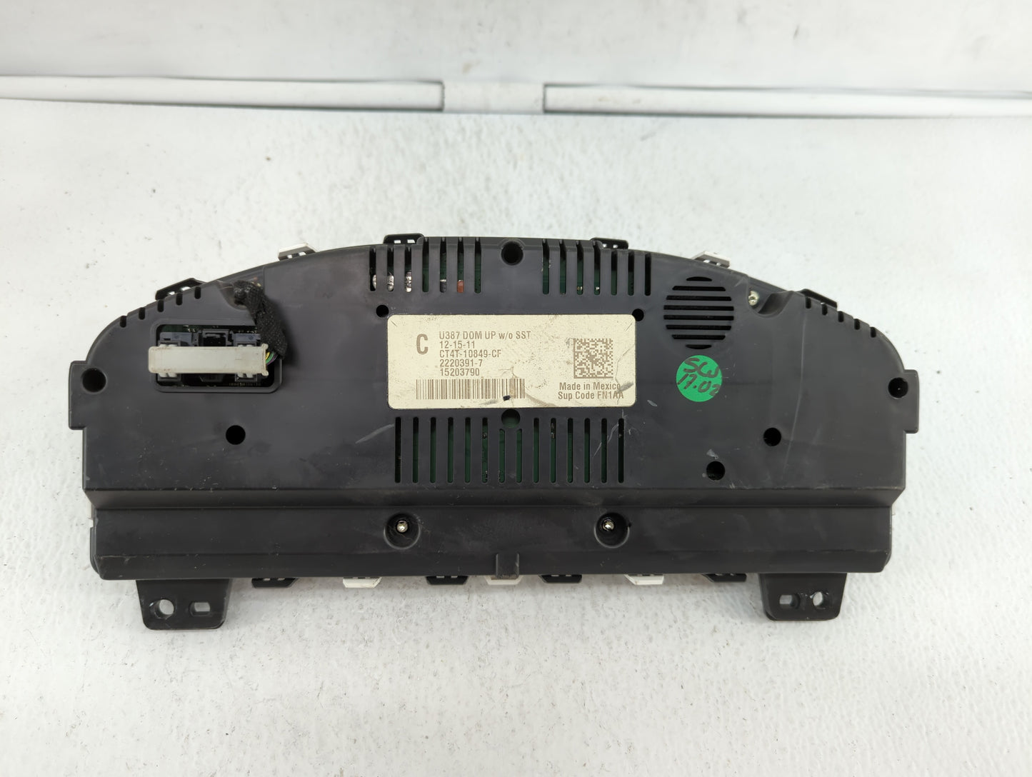 2012 Ford Edge Instrument Cluster Speedometer Gauges P/N:CT4T-10849-CF Fits OEM Used Auto Parts - Oemusedautoparts1.com