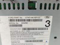 2012-2012 Ford Edge Am Fm Cd Player Radio Receiver 457042 - Oemusedautoparts1.com