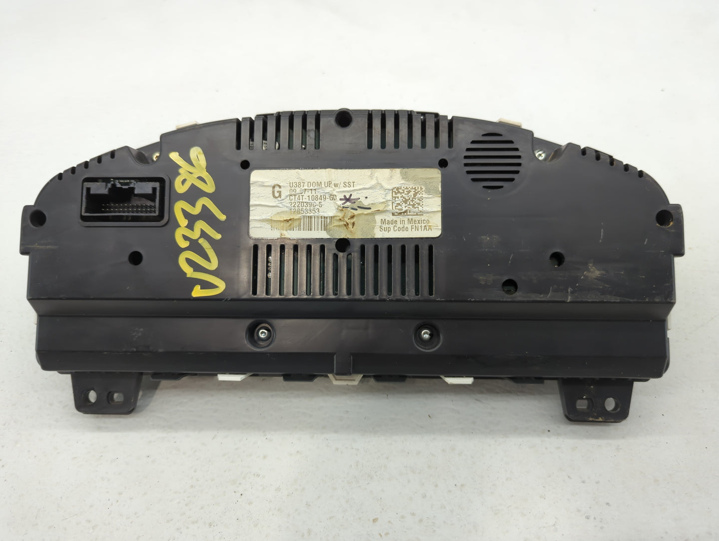 2012 Ford Edge Instrument Cluster Speedometer Gauges P/N:CT4T-10849-GD Fits OEM Used Auto Parts - Oemusedautoparts1.com