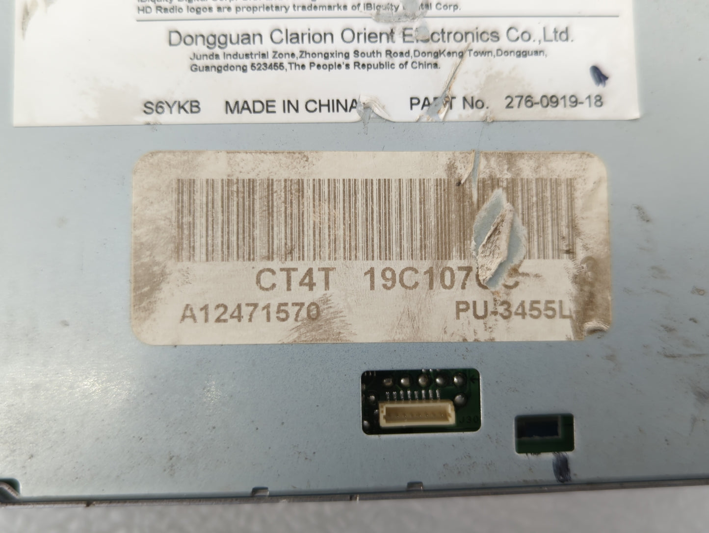 2012-2012 Ford Edge Am Fm Cd Player Radio Receiver - Oemusedautoparts1.com
