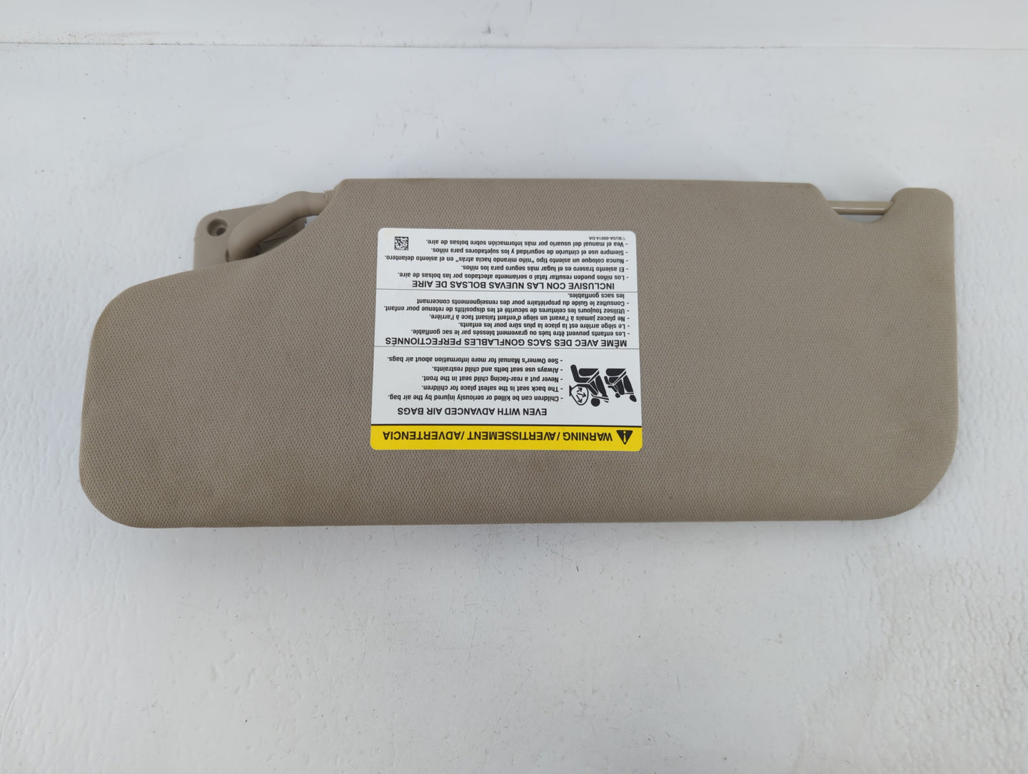 2011-2014 Ford Edge Sun Visor Shade Replacement Passenger Right Mirror Fits Fits 2011 2012 2013 2014 OEM Used Auto Parts - O
