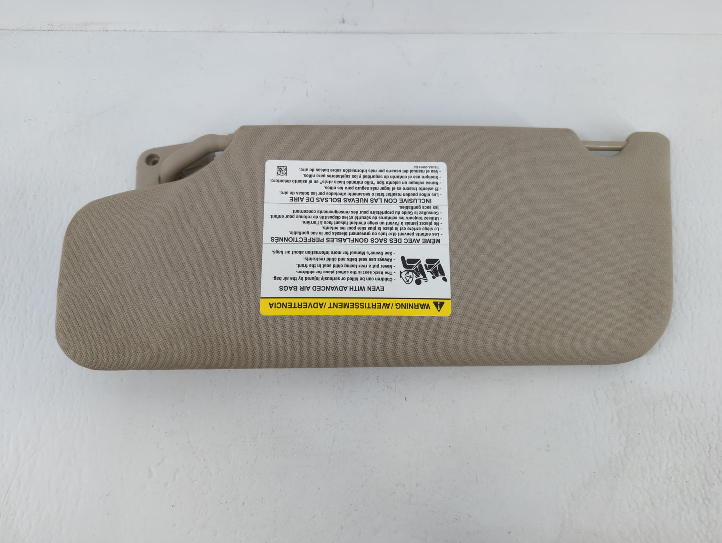 2011-2014 Ford Edge Sun Visor Shade Replacement Passenger Right Mirror Fits Fits 2011 2012 2013 2014 OEM Used Auto Parts - O