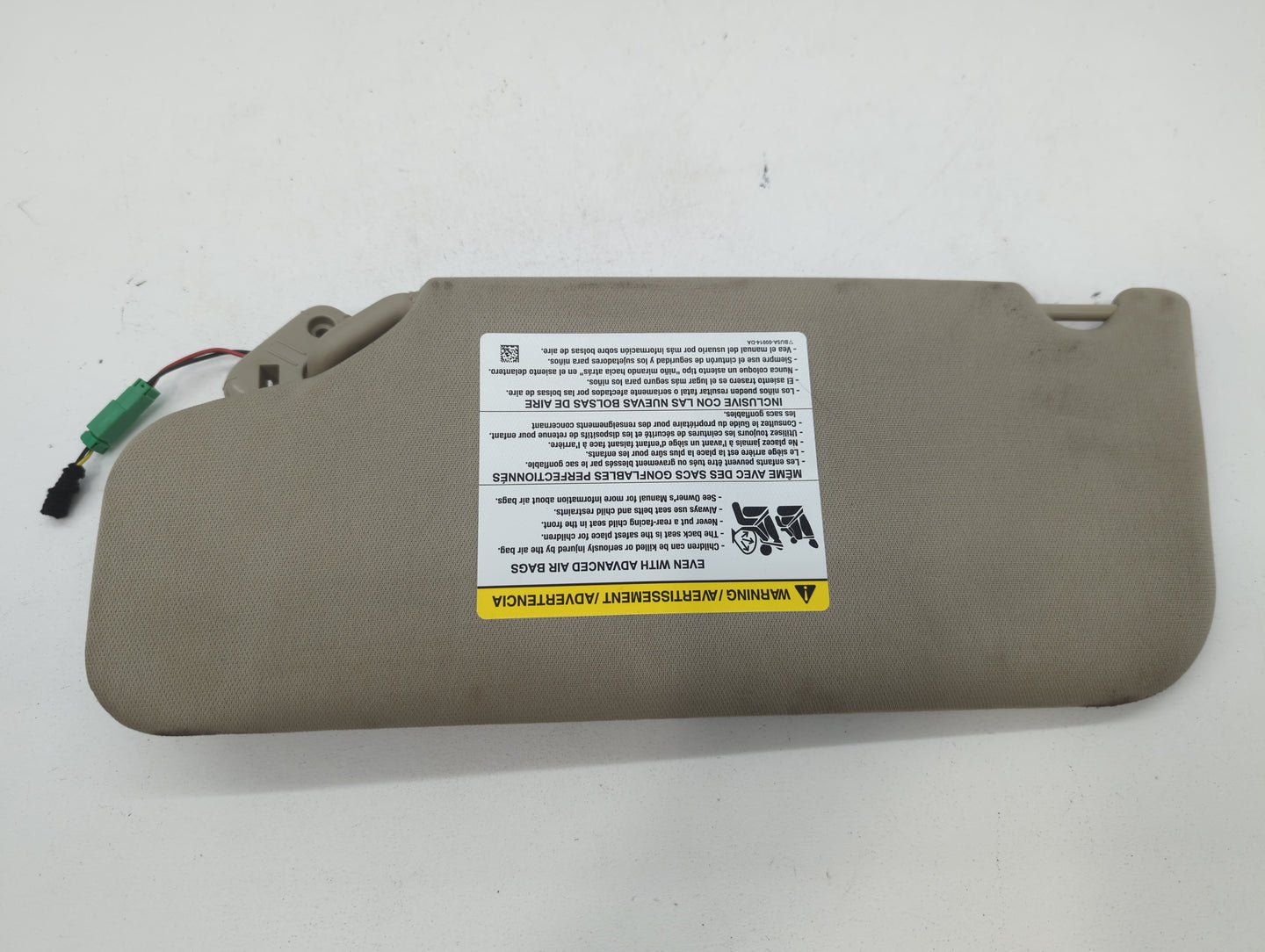 2011-2014 Ford Edge Sun Visor Shade Replacement Passenger Right Mirror Fits Fits 2011 2012 2013 2014 2015 OEM Used Auto Part