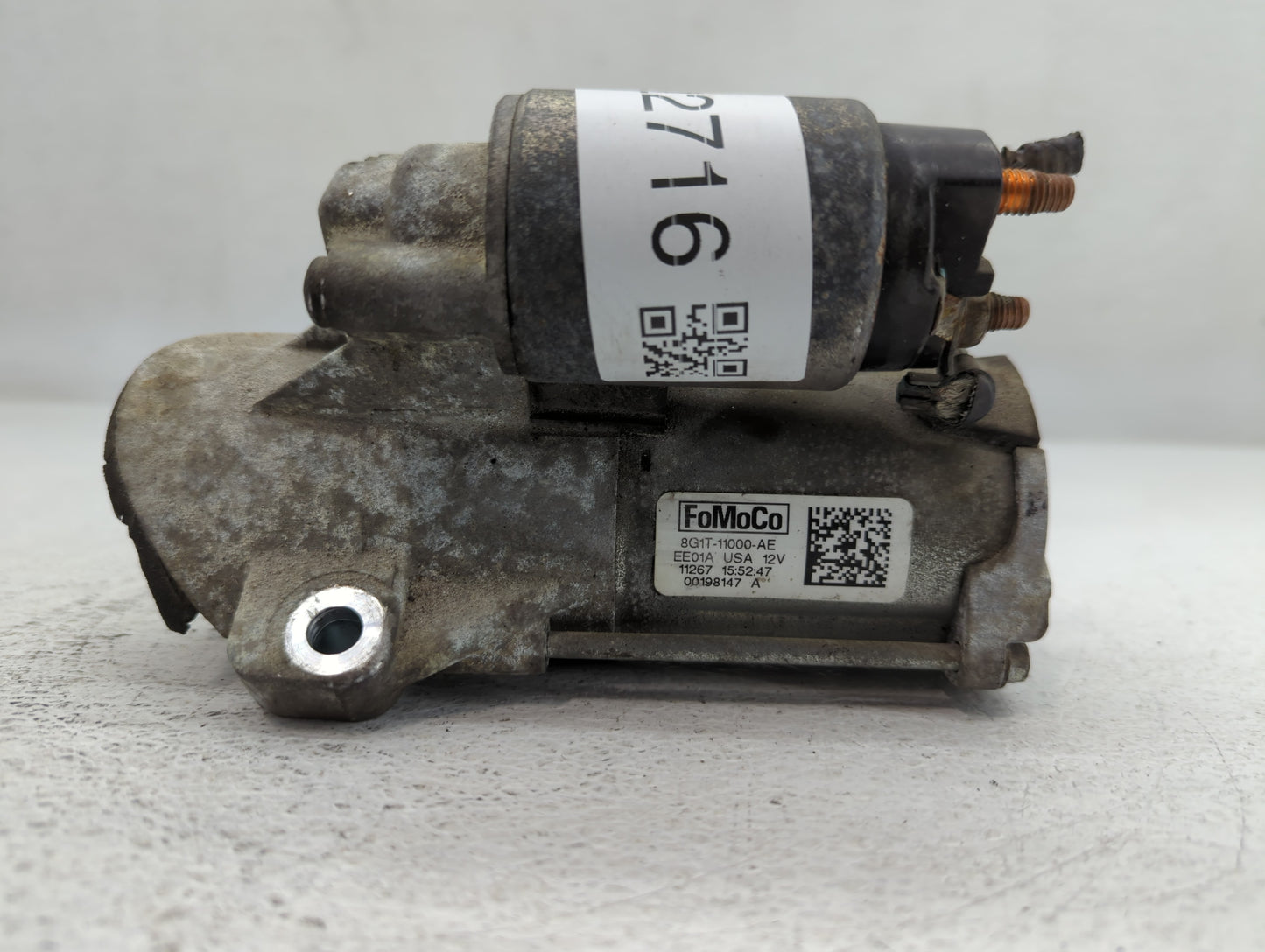 2012-2013 Ford Edge Car Starter Motor Solenoid OEM P/N:8G1T-11000-AE Fits OEM Used Auto Parts - Oemusedautoparts1.com