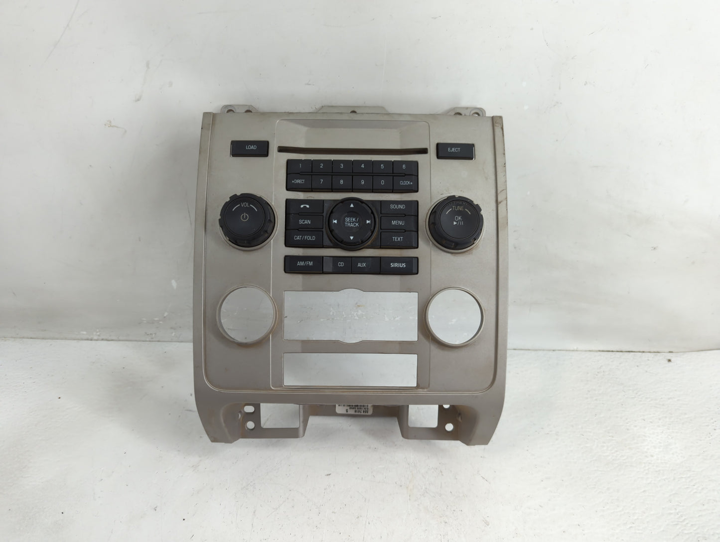 2009-2012 Ford Escape Radio AM FM Cd Player Receiver Replacement P/N:9L8T-18A802-BB Fits Fits 2009 2010 2011 2012 OEM Used A