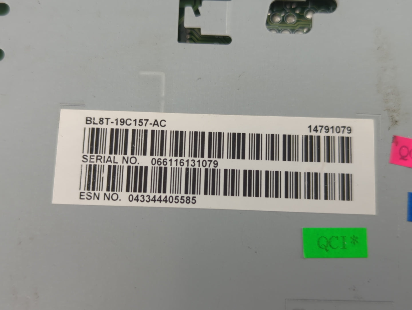 2011-2012 Ford Escape Radio AM FM Cd Player Receiver Replacement P/N:14791079 BL8T-19C157-AC Fits Fits 2011 2012 OEM Used Au