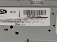 2011-2012 Ford Escape Radio AM FM Cd Player Receiver Replacement P/N:BL8T-19C157-AA Fits Fits 2011 2012 OEM Used Auto Parts 