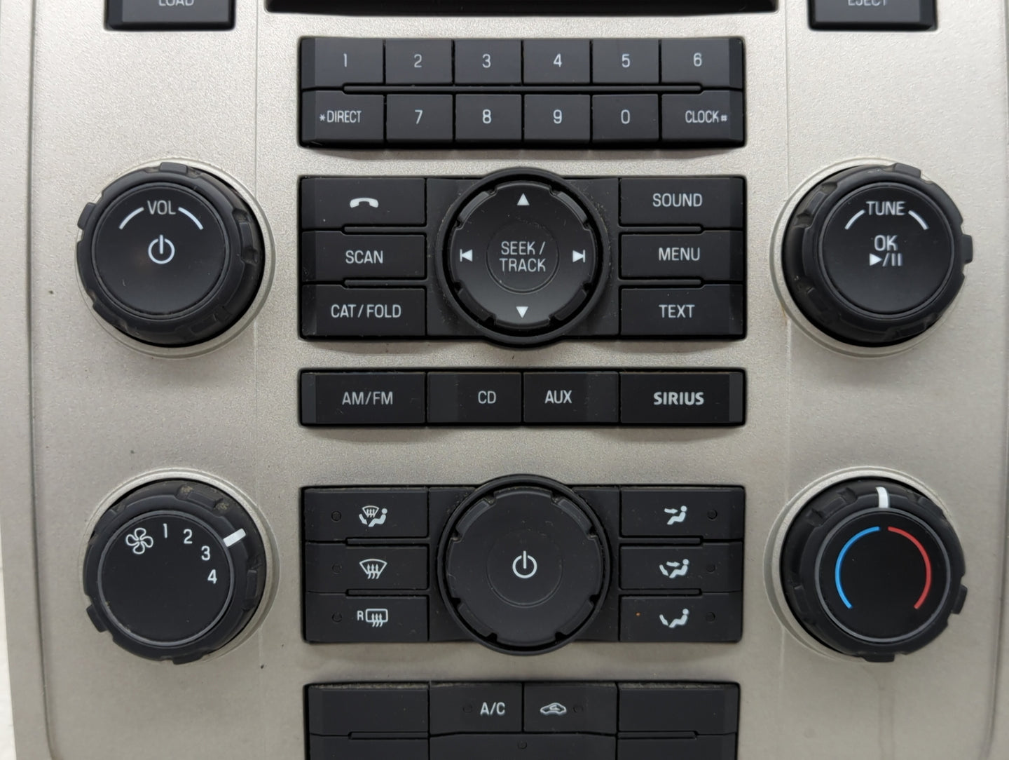 2011-2012 Ford Escape Radio Control Panel - Oemusedautoparts1.com