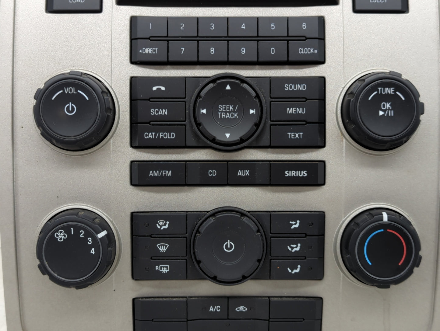 2011-2012 Ford Escape Radio Control Panel - Oemusedautoparts1.com