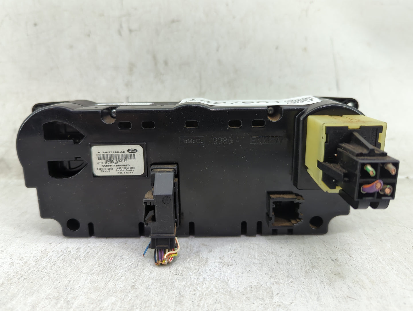 2009-2012 Ford Escape Climate Control Module Temperature AC/Heater Replacement P/N:AL84-19980-AB Fits Fits 2009 2010 2011 20