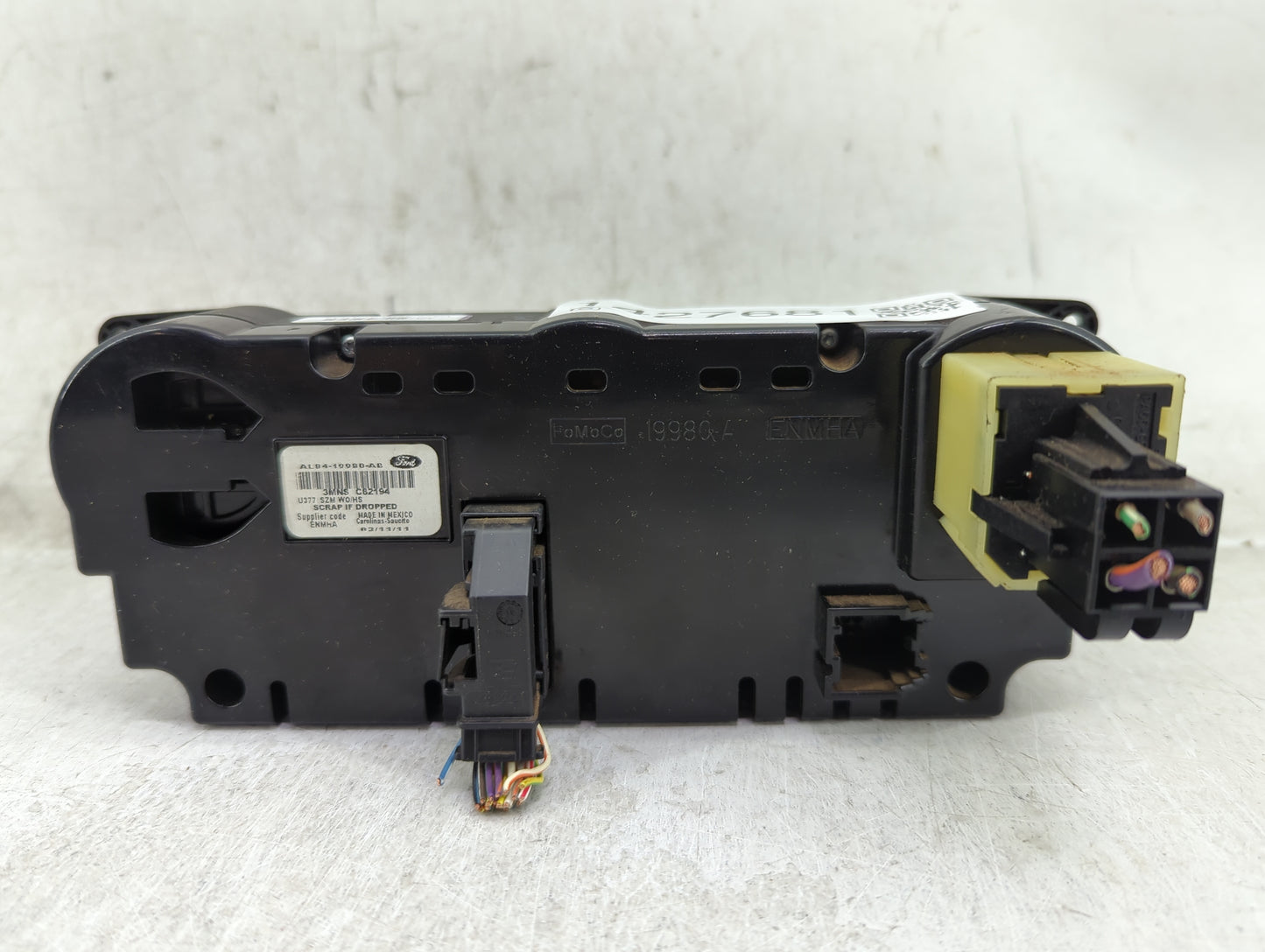 2009-2012 Ford Escape Climate Control Module Temperature AC/Heater Replacement P/N:AL84-19980-AB Fits Fits 2009 2010 2011 20
