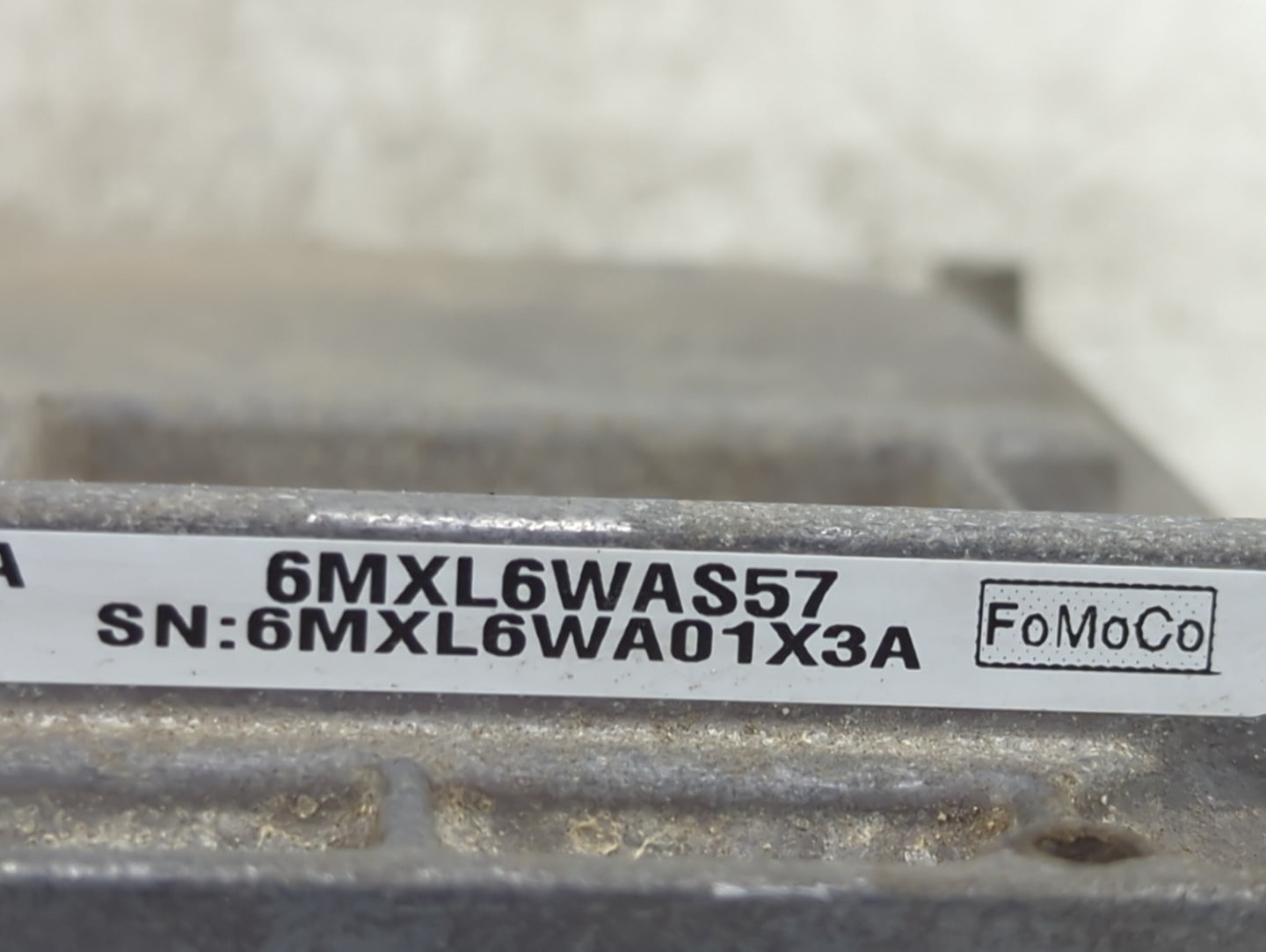 2012 Ford Escape PCM Engine Control Computer ECU ECM PCU OEM P/N:6MXL6WAS57 6MXL6WA01X3A, 1S31658A01 Fits OEM Used Auto Part