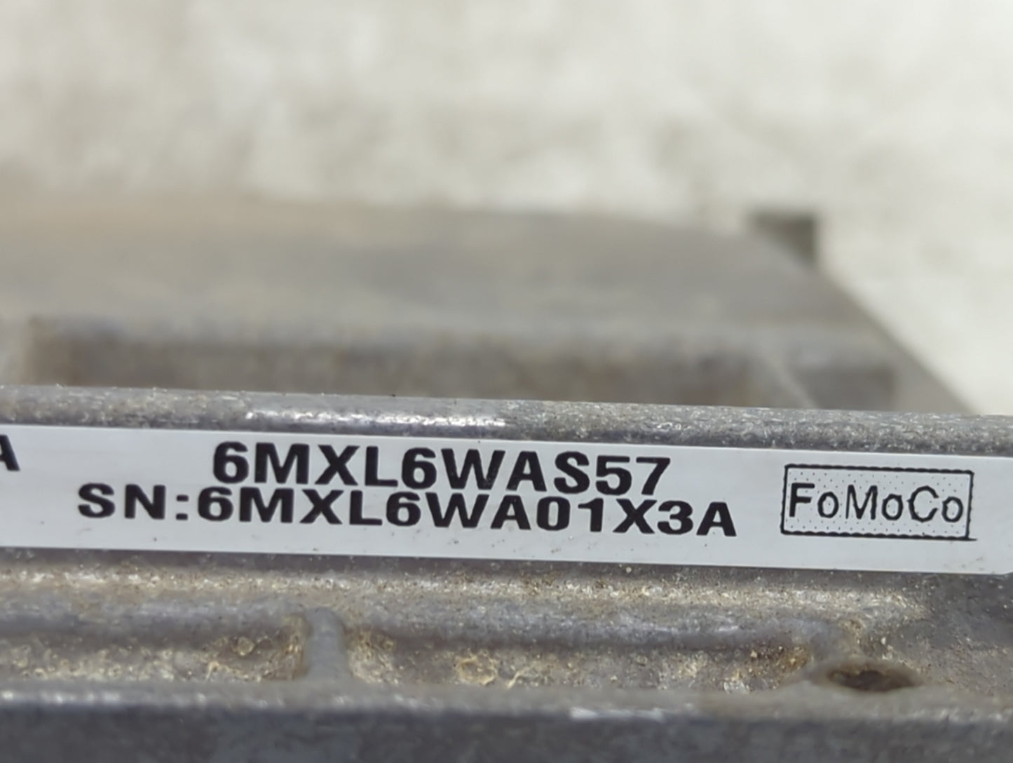 2012 Ford Escape PCM Engine Control Computer ECU ECM PCU OEM P/N:6MXL6WAS57 6MXL6WA01X3A, 1S31658A01 Fits OEM Used Auto Part