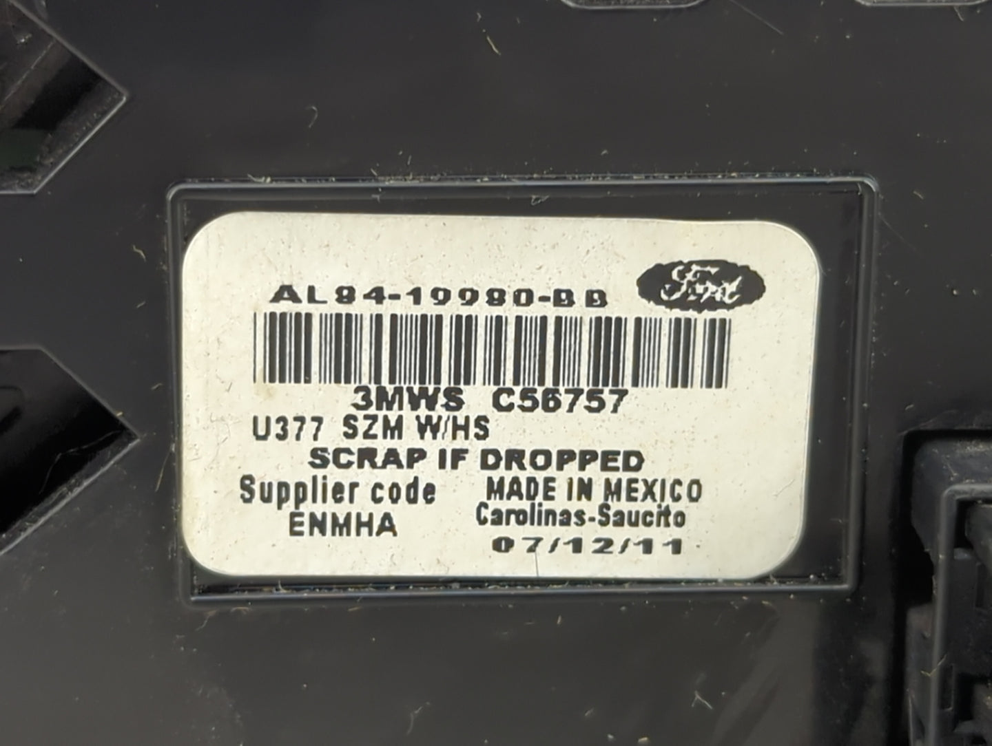 2009-2012 Ford Escape Climate Control Module Temperature AC/Heater Replacement P/N:AL84-19980-BB Fits Fits 2009 2010 2011 20