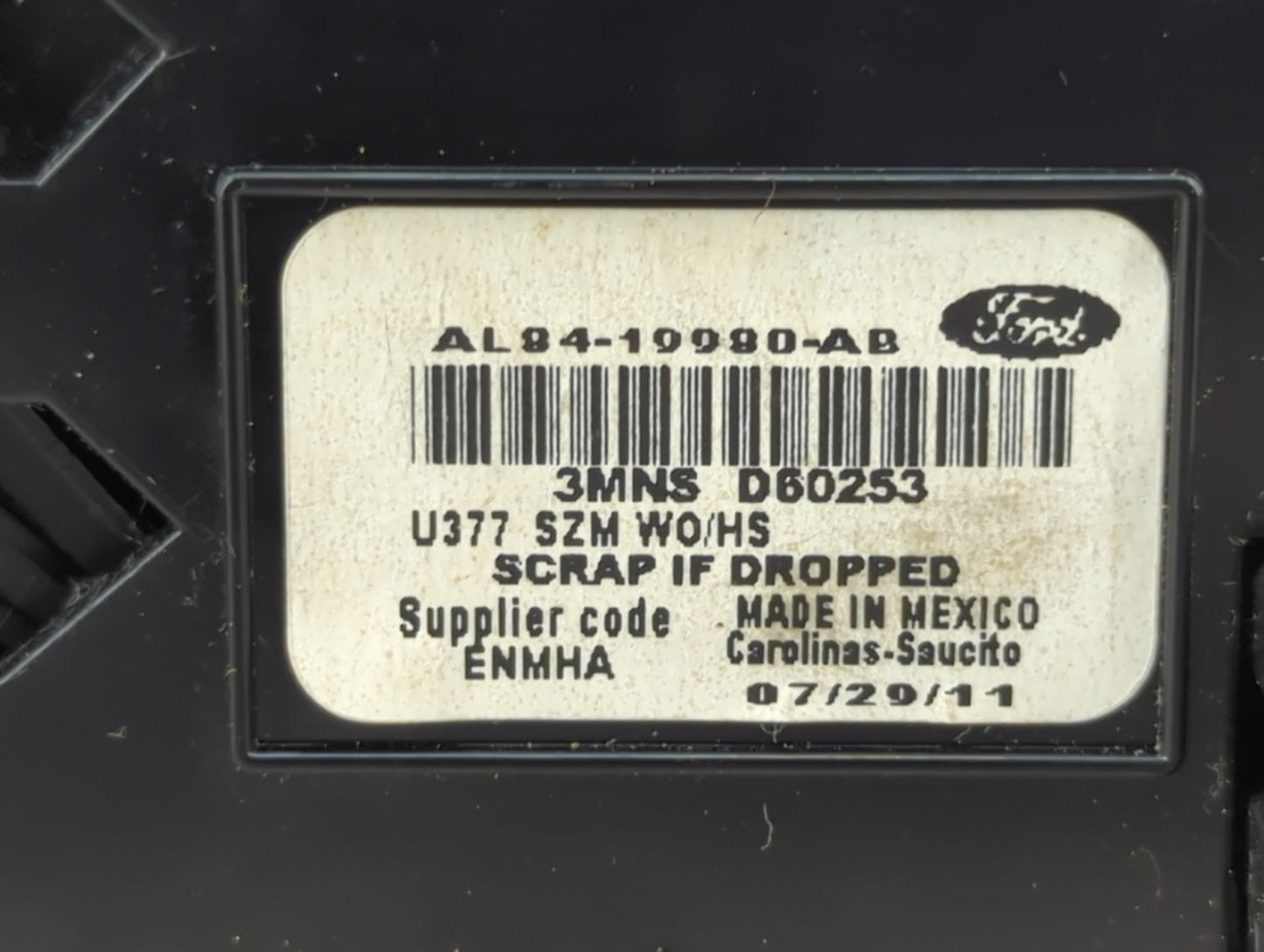 2009-2012 Ford Escape Climate Control Module Temperature AC/Heater Replacement P/N:AL84-19980-AB Fits Fits 2009 2010 2011 20