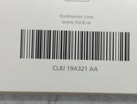 2012 Ford Escape Owners Manual Book Guide P/N:CL8J 19A321 AA CL8J 19A285 AA OEM Used Auto Parts - Oemusedautoparts1.com