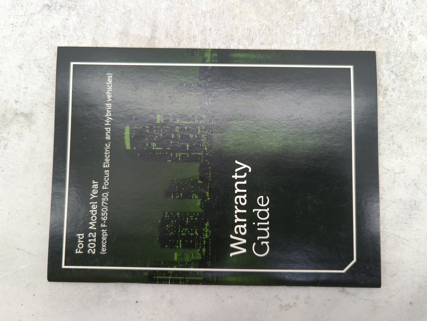 2012 Ford Escape Owners Manual Book Guide P/N:CL8J 19A321 AA CL8J 19A285 AA OEM Used Auto Parts - Oemusedautoparts1.com