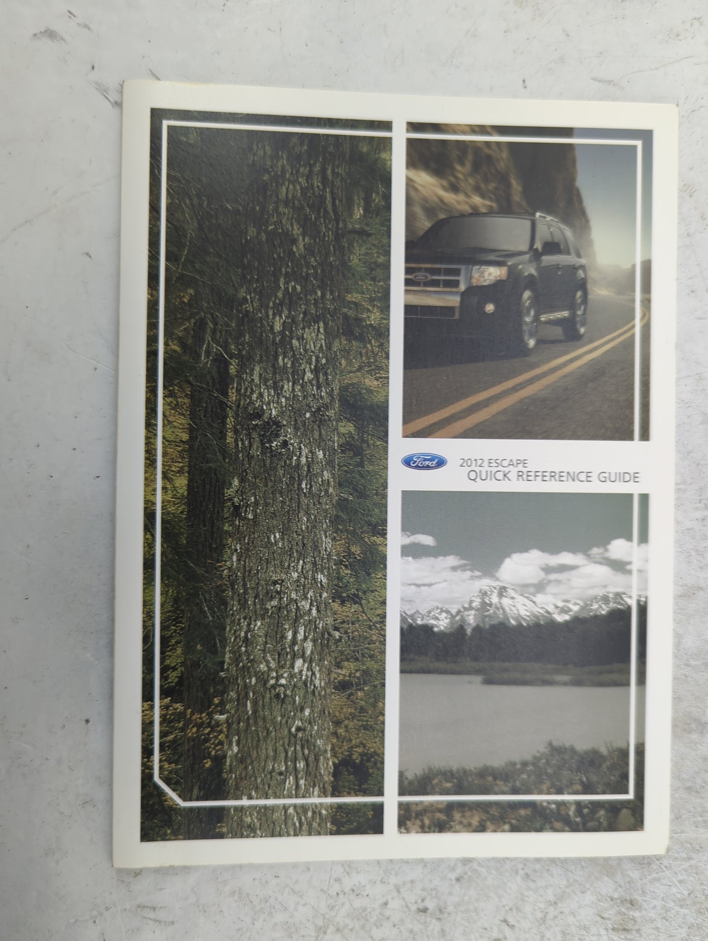 2012 Ford Escape Owners Manual Book Guide P/N:CL8J 19A321 AA OEM Used Auto Parts - Oemusedautoparts1.com
